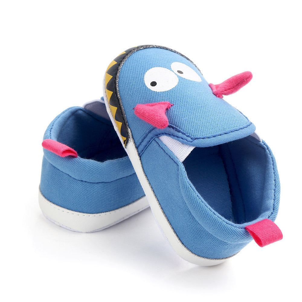 Baby cartoon cloth bottom toddler shoes