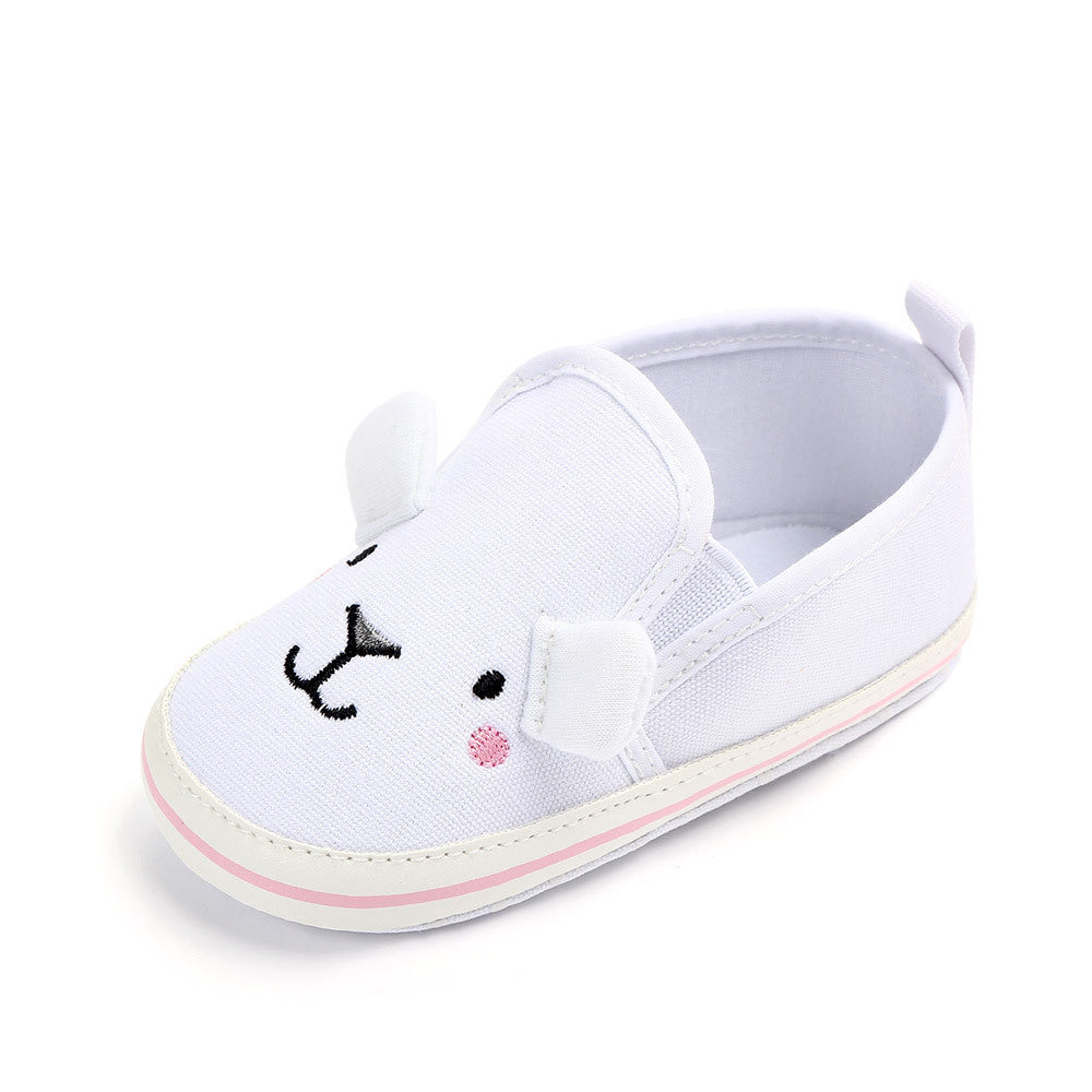 Baby cartoon cloth bottom toddler shoes