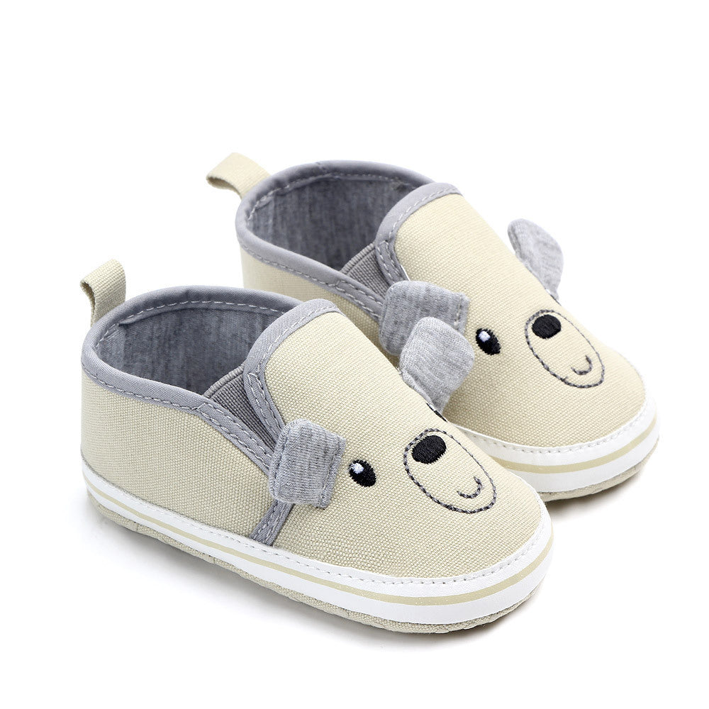 Baby cartoon cloth bottom toddler shoes