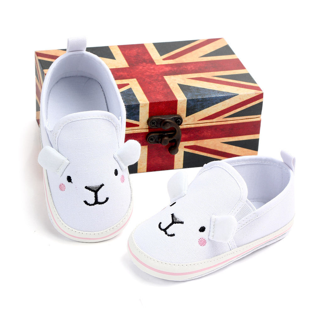 Baby cartoon cloth bottom toddler shoes