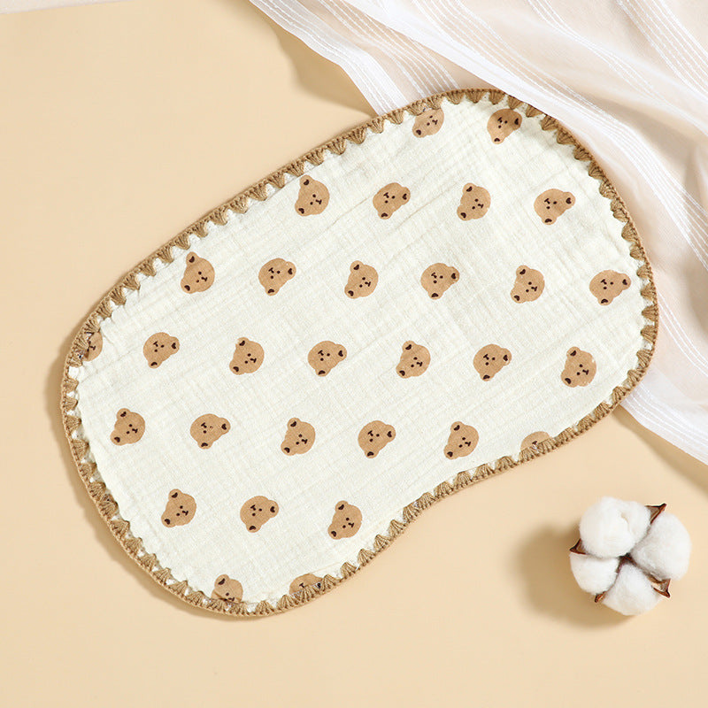 Newborn Baby 10-layer Cotton Cloth Flat Pillow