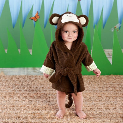 Cartoon Cute Animal Modeling Baby Bath Towels Baby Bathrobes Cotton Children&