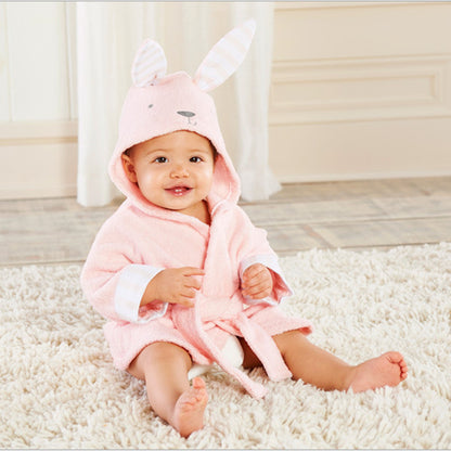 Cartoon Cute Animal Modeling Baby Bath Towels Baby Bathrobes Cotton Children&