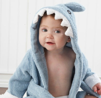 Cartoon Cute Animal Modeling Baby Bath Towels Baby Bathrobes Cotton Children&