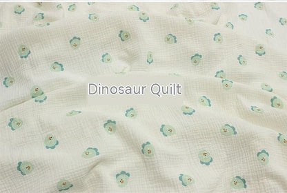 Cartoon Printed Baby Pure Cotton Yarn Cloth Blanket Summer Quilt
