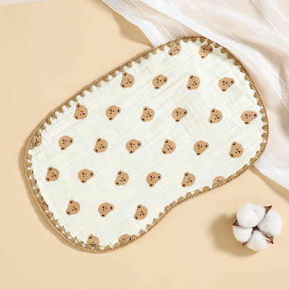 Newborn Baby 10-layer Cotton Cloth Flat Pillow