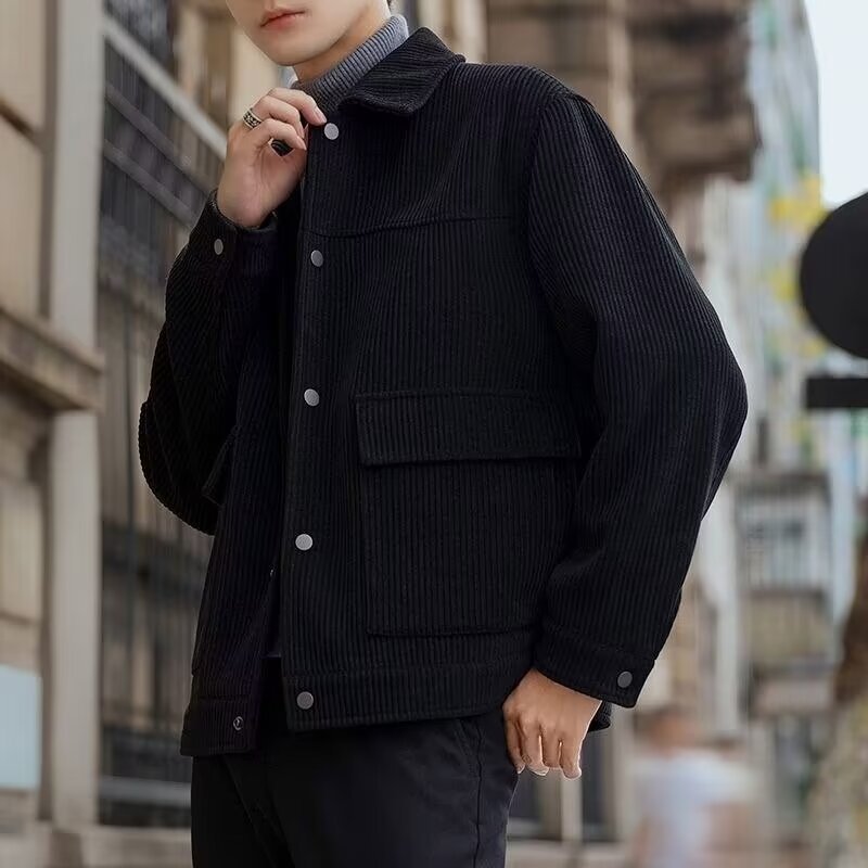 Striped Short Style Casual Men&