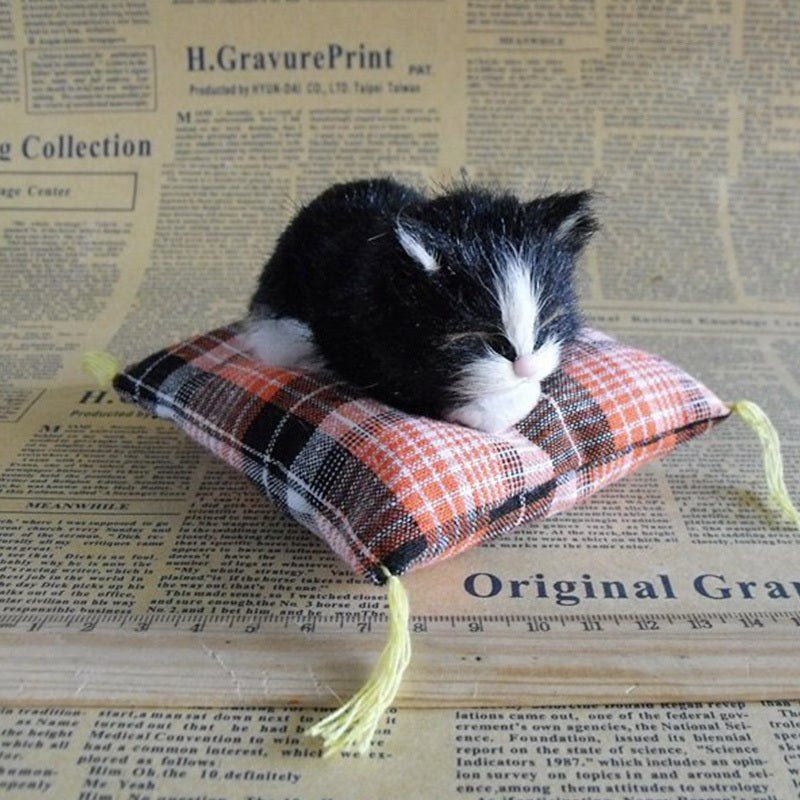 Doll Ornaments Cloth Cushion Cat Children Gift