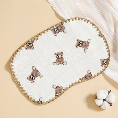 Newborn Baby 10-layer Cotton Cloth Flat Pillow